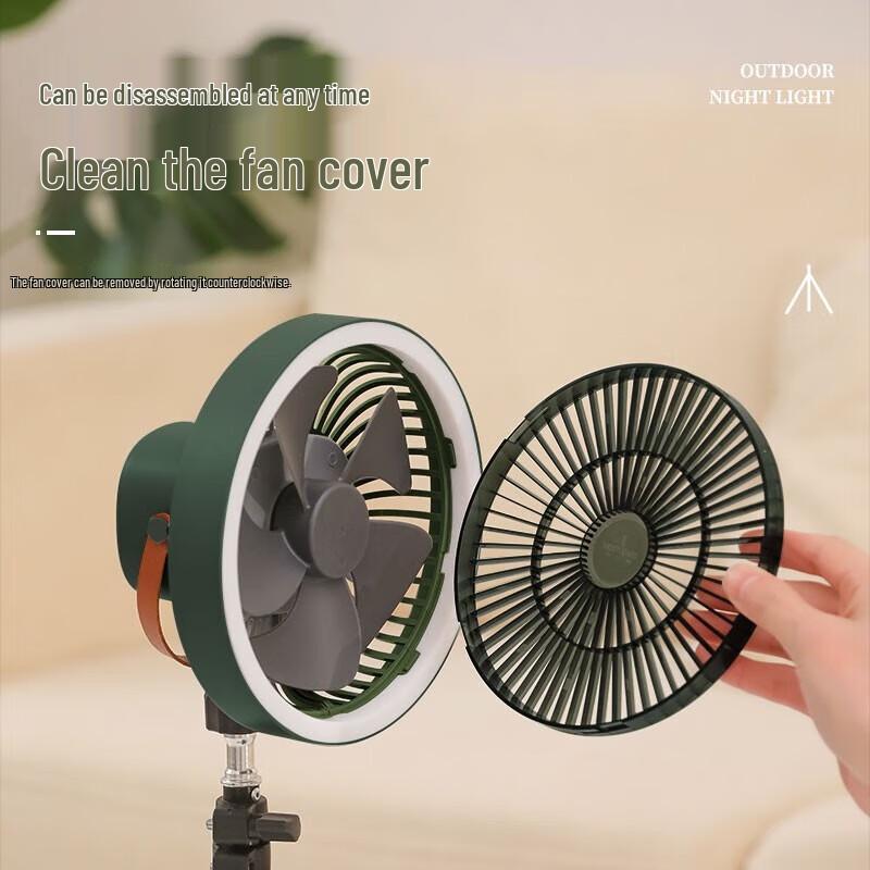 Hodtown Portable Camping Fan with LED Lantern