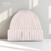 Large Size Face Slim Hat for Women Autumn and Winter Solid Color Thick Knitted Hat  Cold Proof and Versatile Ear Protecting Wool Hat for Men