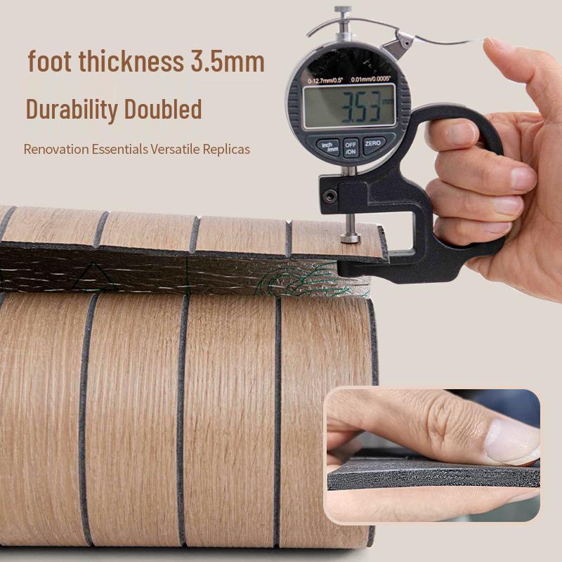 3D Wood Grain Self-Adhesive Waterproof Wall Panel Decor