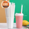 Individually Wrapped Paper Thick Drinking Straws