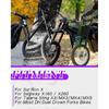 Placă de înmatriculare din fibră de carbon reală Nume furcă DH Placă de înmatriculare pentru Sur Ron X, Talaria Sting MX3/MX4, Bicicletă electrică Dirt Bike X160/X260 sau Bicicletă DH, VIOLET AURIU