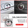 1pcs Car Badge Vinyl Reflective Fuel Tank Cap Stickers Decal Caps For Model 3 2021 S X Y Style Roadster Invader Coil Mod