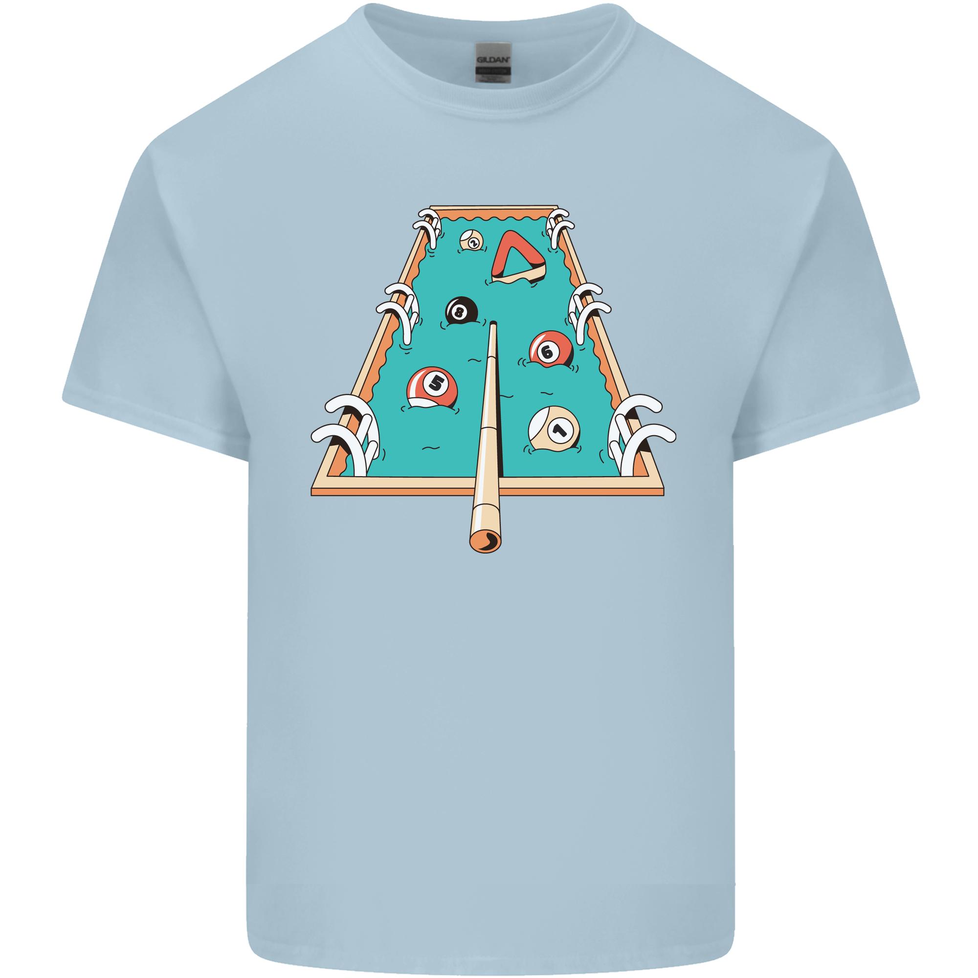 9ball Pool Funny Swimming Pool Mashup Unisexs Light Cotton Tshirt S