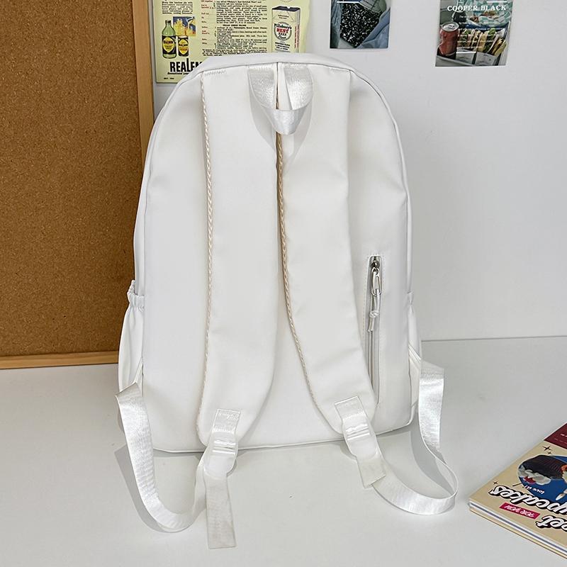 Студенческий школьный рюкзак с буквенным принтом — фото 12