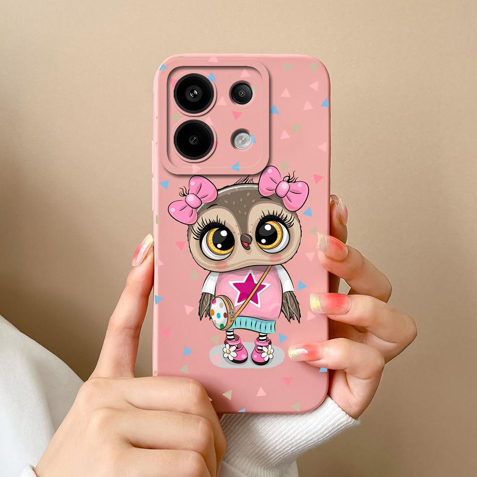 For Poco X6 Pro Case Stylish Soft Liquid Silicone Camera Protection Phone Back Cover For Poco X6pro X 6 Pro Protector Funda Capa