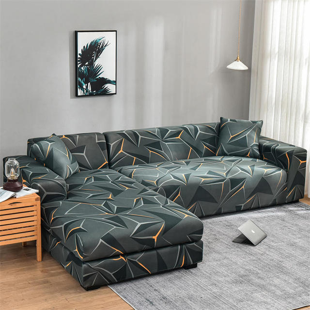 Huse elastice de canapea pentru sufragerie Huse extensibile Husă de canapea secțională Husă de fotoliu de colț în formă de L