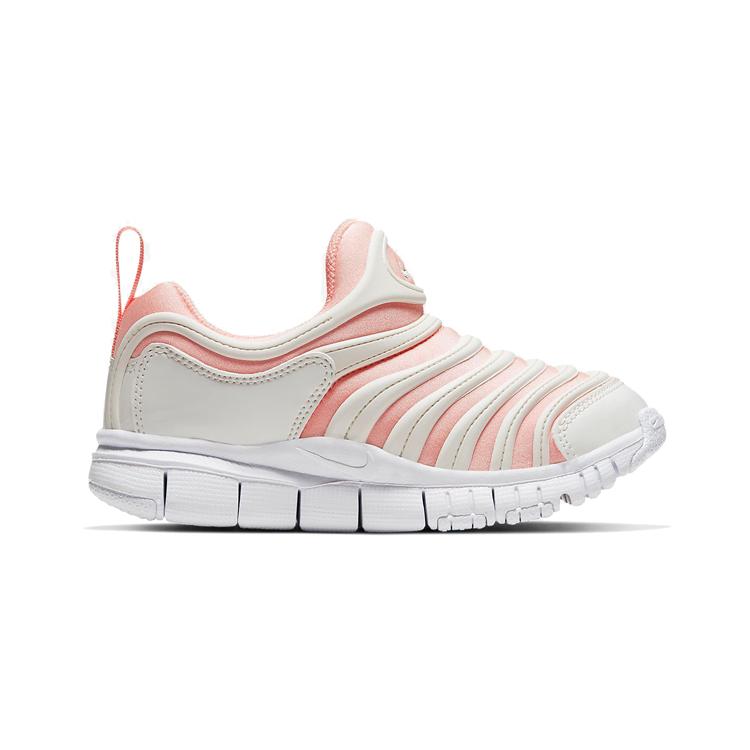 Nike Dynamo Free Comfortable Abrasion Resistant Low Top Kids Lifestyle Shoes Bleached Coral Red CQ5417-601