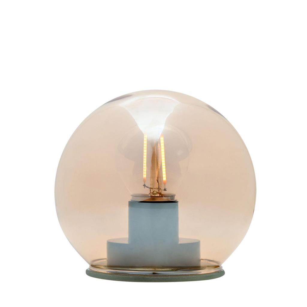 Clear Glass Ball with LED Lights - Small