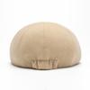 Autumn Winter Octagonal Cap Men's Warm Beret British Newsboy Cap Painter's Cap