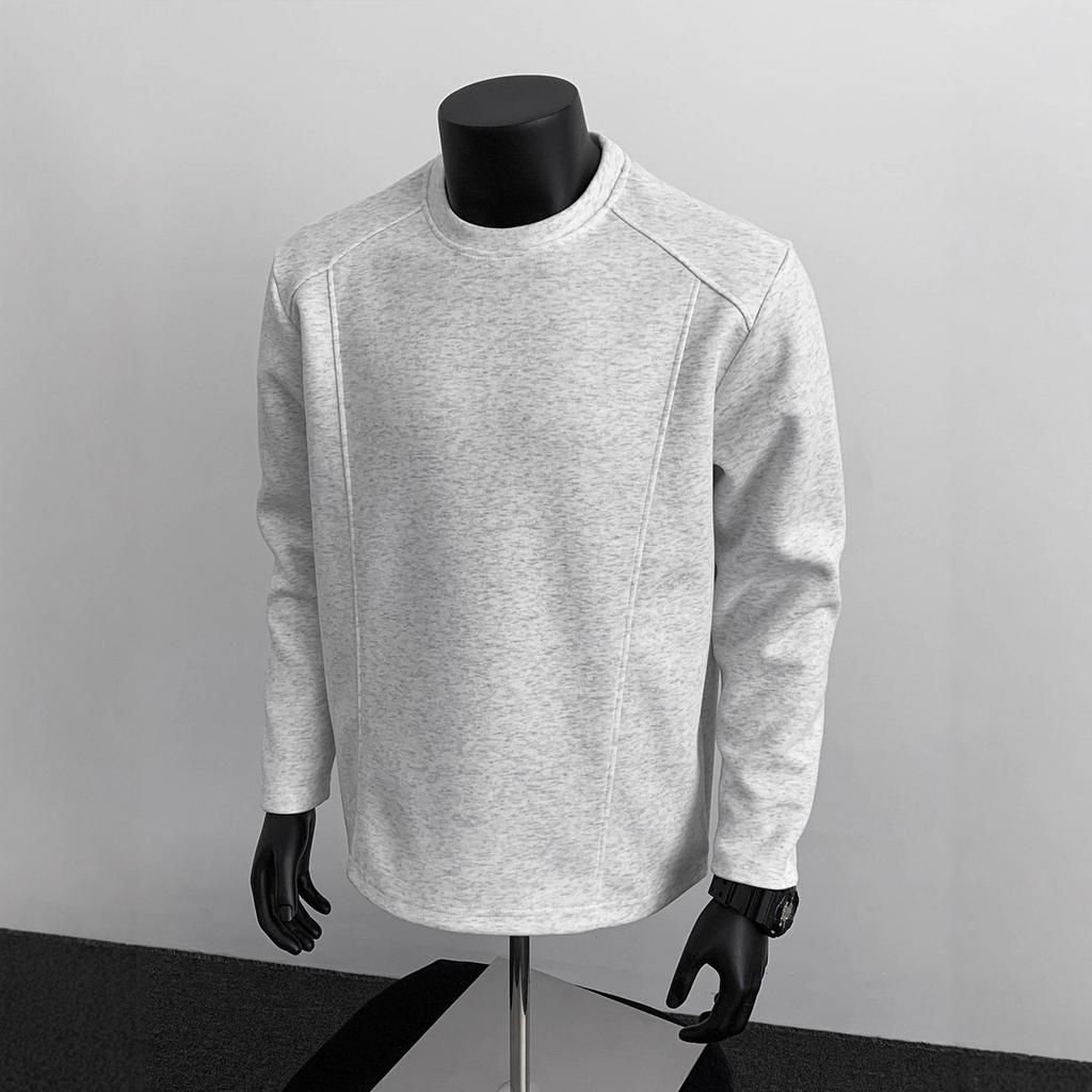 Small Neckline Sweater Men's Casual Bottoming Shirt In Autumn