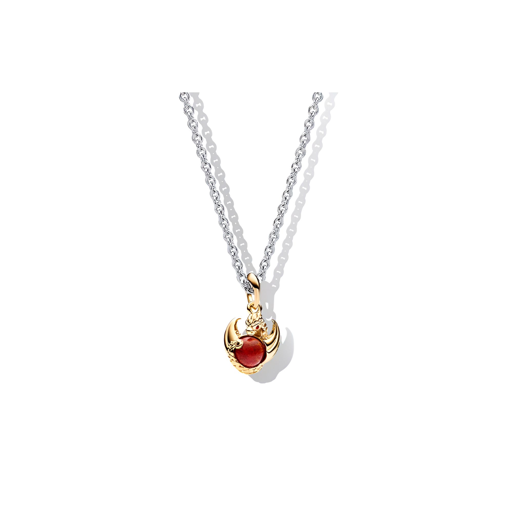Pandora Game Of Thrones Dragon Fire Necklace Women necklace Multicolor ZT2844 Box,F,Multicolor
