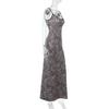 Spring Fashion Women's Dress Socialite Ethos Elegant Slim Leopard Print Halter Dress