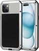 Custodia in Metallo Blindata per IPhone 17 18 Pro Air 17e 16e 16 15 14 13 12 11 Pro Max XS XR 8 7 Plus Copertura Resistente Protezione Schermo