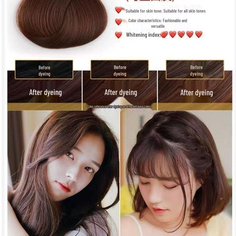 Han Fei Peptide Hydrating Ammonia-Free Dye - Vibrant Color, Long-Lasting Fragrance, Plant-Based Gray Coverage, Soft Finish, Black Tea, 120ml.