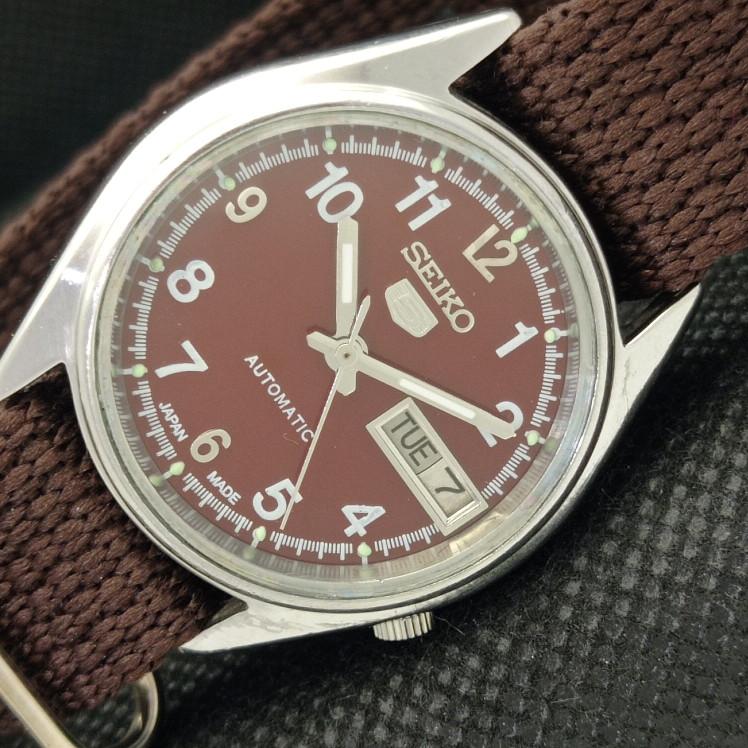 

Б/У винтажные часы SEIKO 5 AUTOMATIC 7009A JAPAN MENS D/D BROWN 608i-a316864-2 SKU608i-a316864