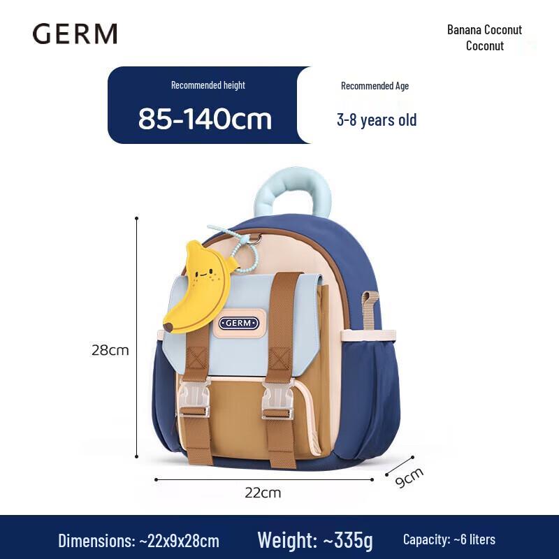 Germ Kids  Lightweight Outdoor Backpack