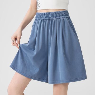 Women's Summer High Waist Slimming Shorts Loose Casual Pants