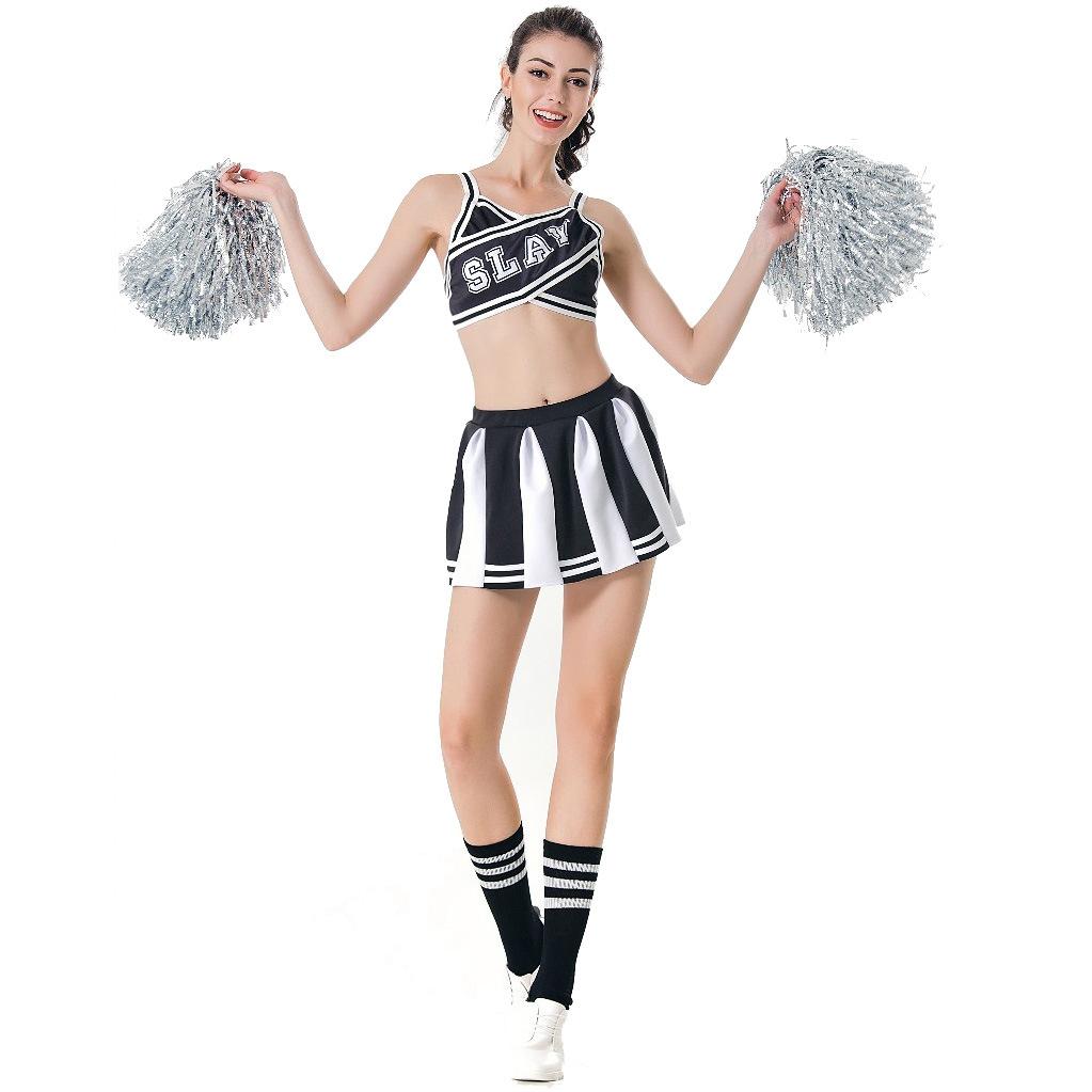 Women's event cheerleading costumes, stage costumes, school sexy cheerleading aerobics costumes