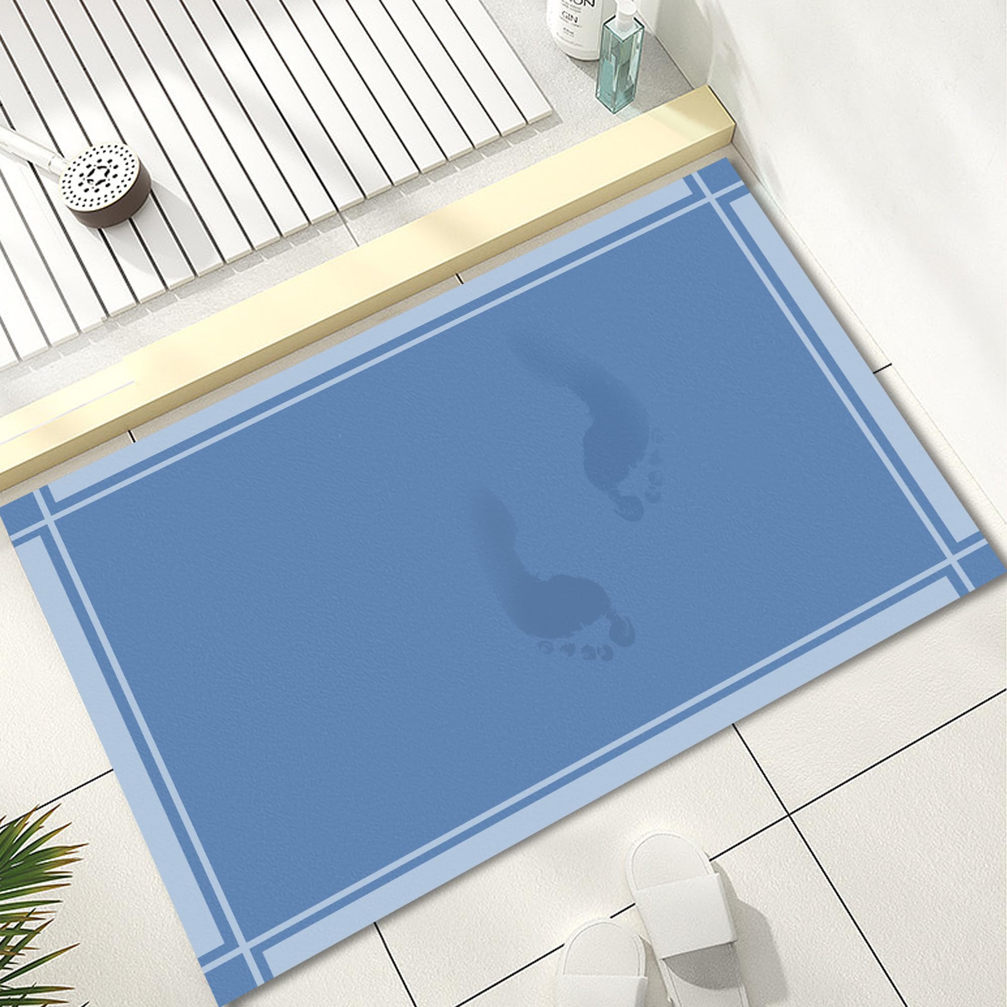 

Токийский Хосикава Диатомовый Земляной Коврик для Ванны в Ванну впитывающий для вытирания для одевания впитывающий легко дезодорирующий [Новинка 2024] коврик, быстросохнущий,