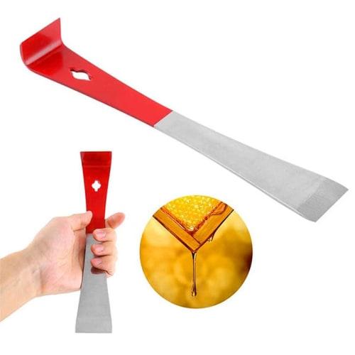 Beekeeping Scraper, Stainless Steel Bee Scraper, Multi-Function Crowbar, Beekeeping and Agricultural Tool (Style)