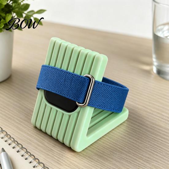 Space-saving Charger Stand 3D Printed Charging Dock for Fitbit Air, Cable Management Station Air Desktop Holder Smartwatch, Vertical with Wire