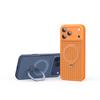 iPhone 17 Pro Max Cooling Mesh Case with Rotating Stand & Magnetic Suction for Apple 16/15 Anti-Drop Protection