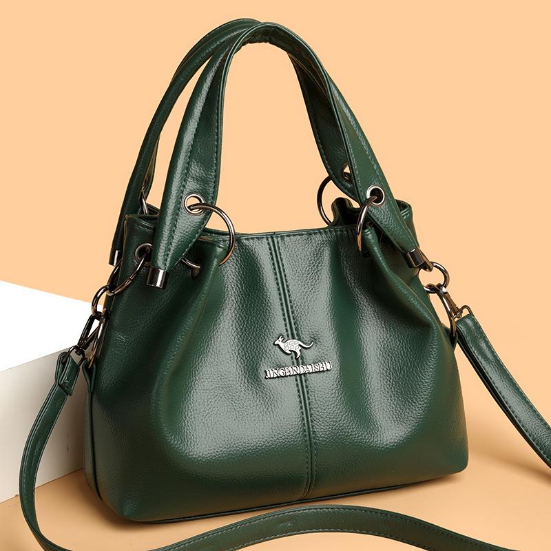 Women's Zipper Single-shoulder Bag with Large Capacity and Versatile Crossbody Bag