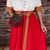 Elegant Style PU Leather Waist Pack With Removable Storage Bag Costume Accessories For Roleplay And Themed Occasion