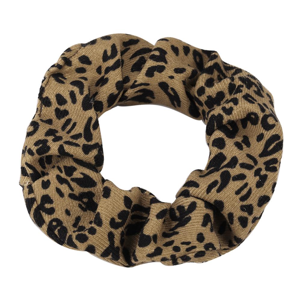 Leopard Pattern Retro Style Fabric Hair Bands All-match Hair Rope