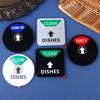 Sign Dishwasher Clean Magnet Dirty Indicator Washer Dish Kitchen Stickers Necessities Cleaning Dishes Machine