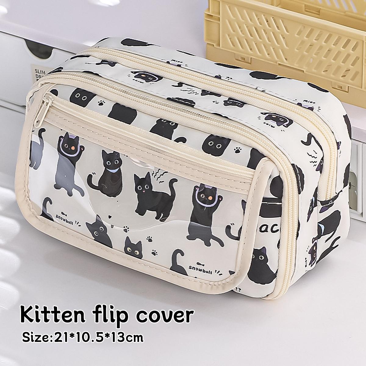 

Милый пенал для девочек начальной школы, стильный пенал большой вместимости, пенал для девочек средней школы, пенал с болью