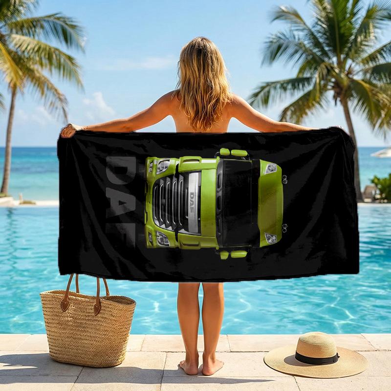 DAF Fashion Beach Towel Portable Soft Quick Dry Towel For Swimming Camping Holiday Use