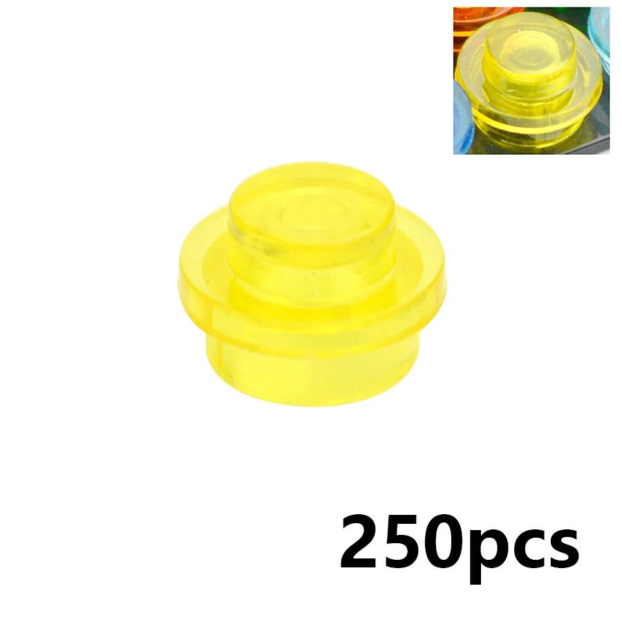 250 ks MOC Skládací dílky 4073 6141 15570 Deska Kulatá 1x1 Bod DIY Stavebnice 1*1 Figurky Lampy Cihličky Hračka pro děti