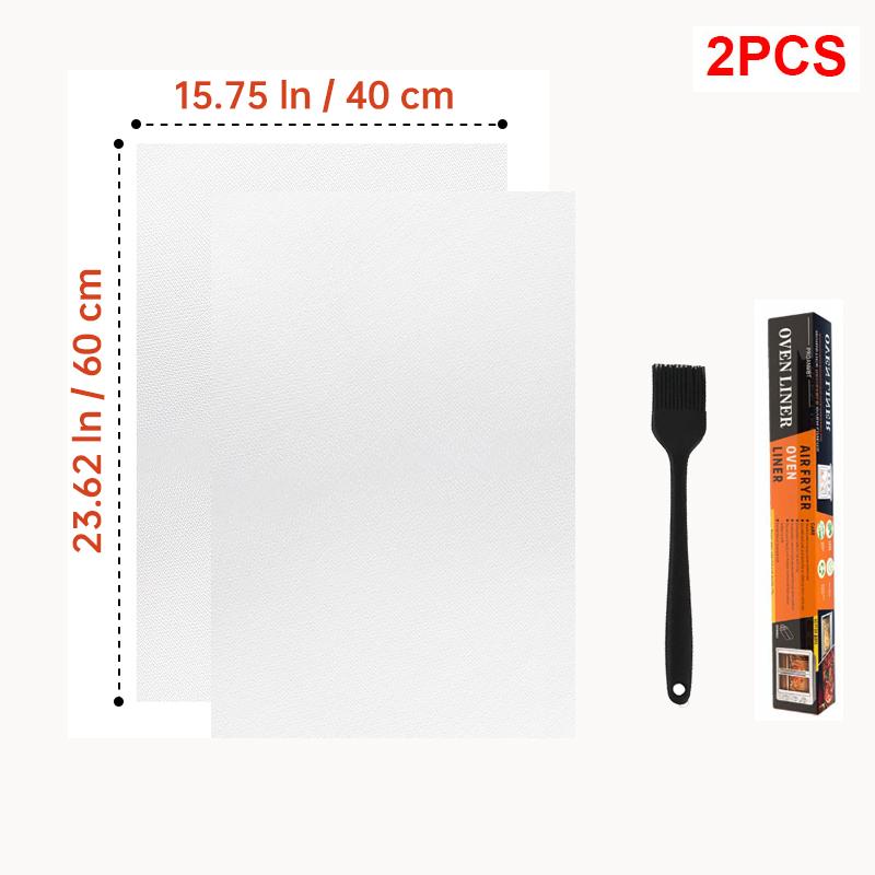 Oven Liners For Bottom Of Electric Gas Oven Reusable Non-Stick Protector Mat Heat Resistant Grill Mats Three Colors Kitchen Bbq