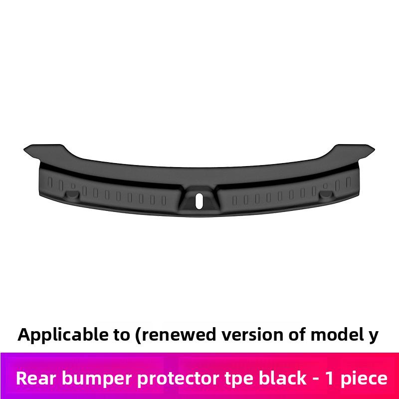 TPE Trunk Threshold Strip For Tesla New Model YL Six Seat 2025 2026 Rear Cargo Door Sill Anti Scratch Protector Mats