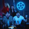 LED Soccer Ball Neon Sign Wall Decor USB Powered Sports Atmosphere Light,32x32cm