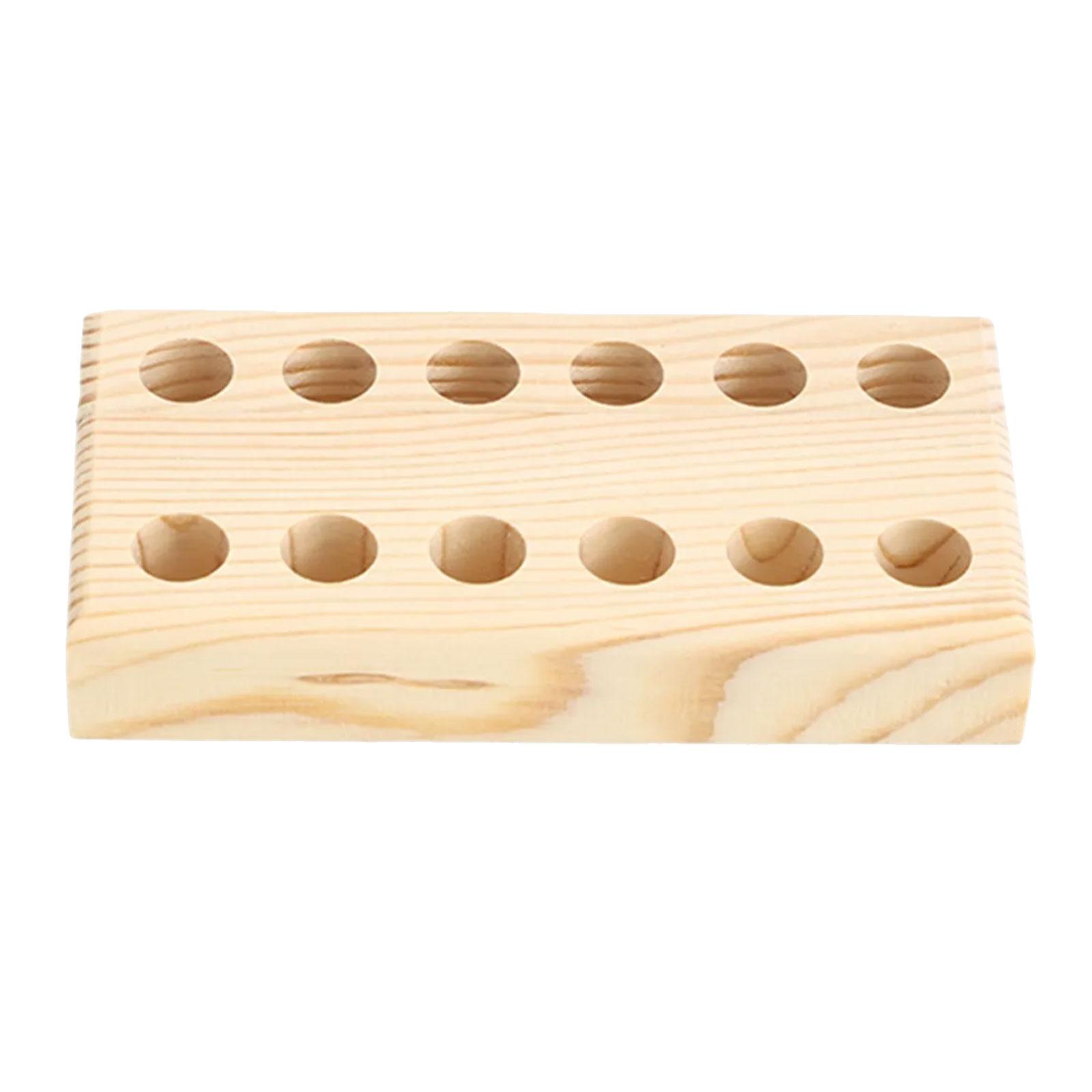 MultiSlot Tool Organizers For Pliers Wrenches Holder Rack  8/12/19Holes Thick Wood Stable Structure Rounded Edges