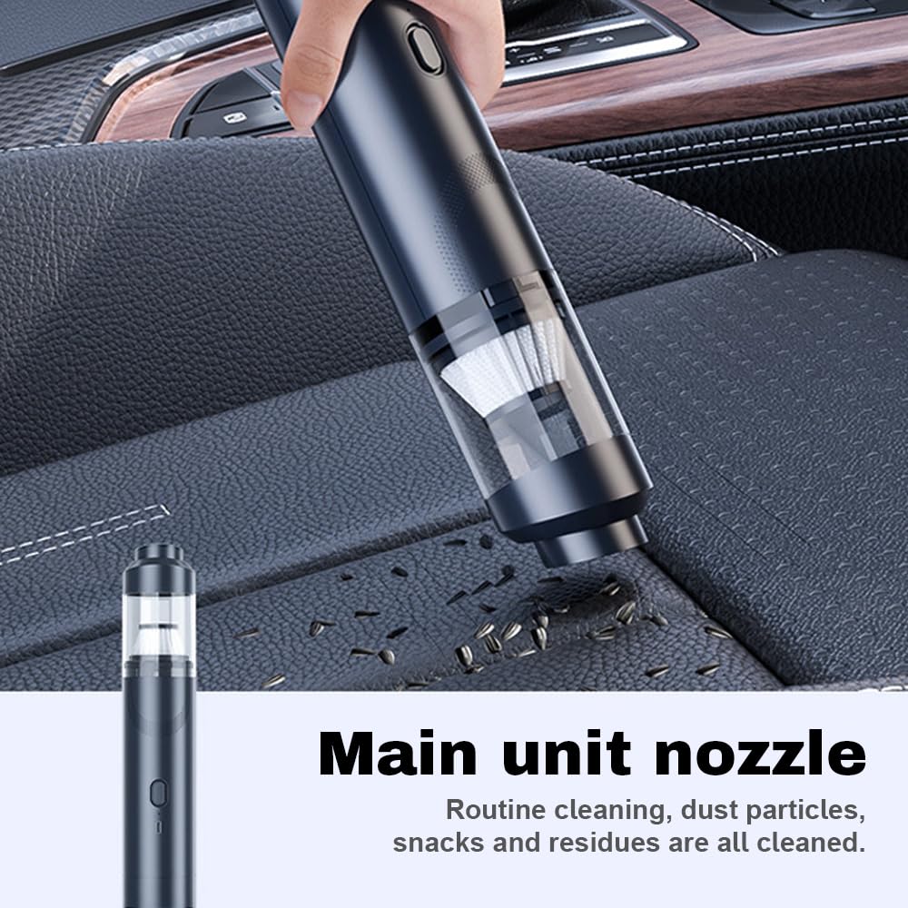 7000pa Portable Cordless Handheld Car Vacuum Cleaner Dual Use Small Vacuum Support Inflation Suction Blow And Suction Vacuum For