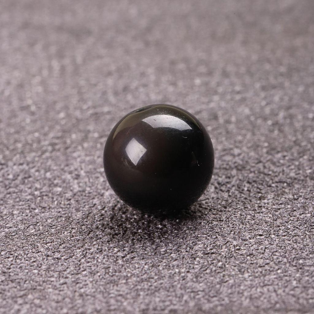 Natural Obsidian Loose Beads for DIY Jewelry Making