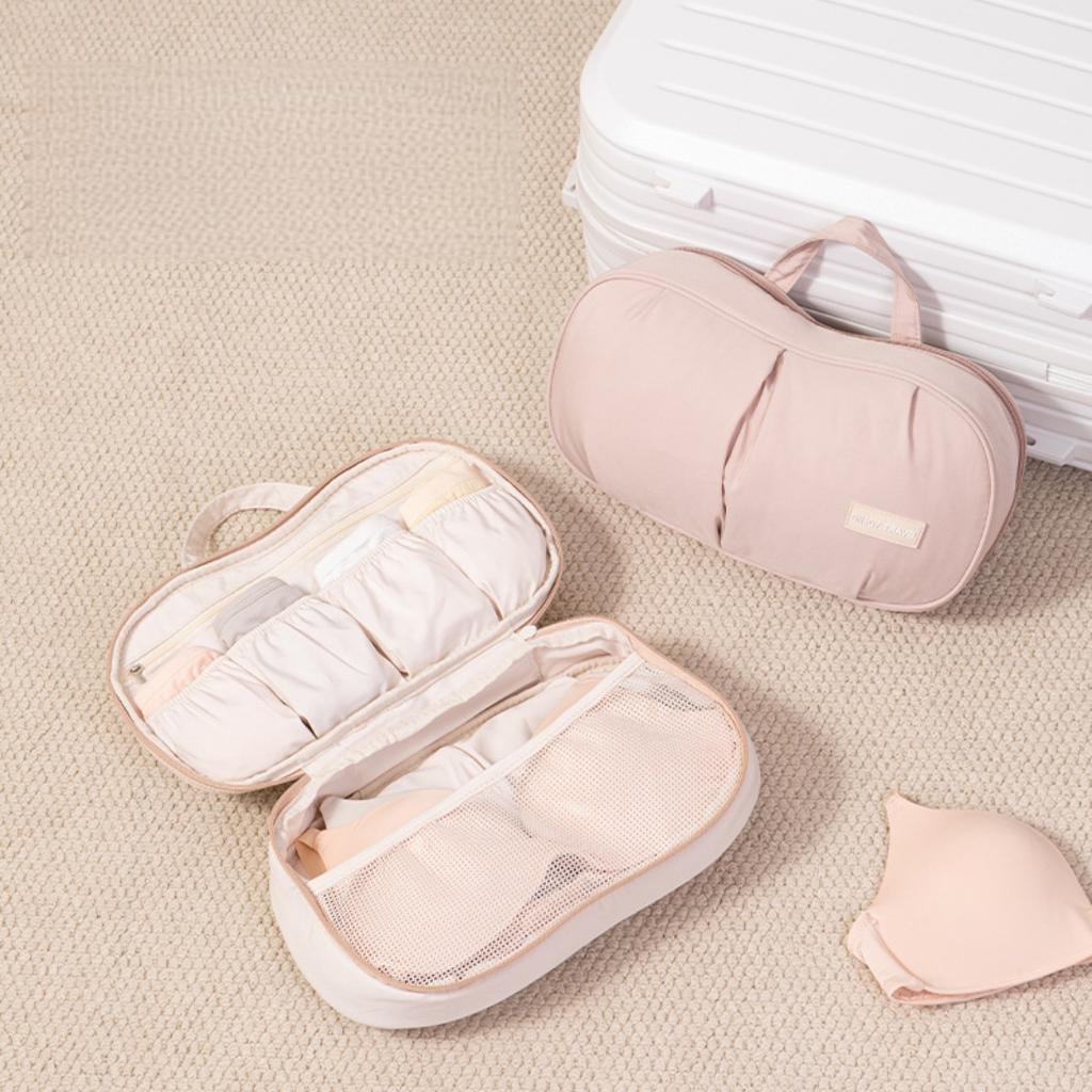 1PC Portable Bra Storage Bag Solid Color High-capacity Clothing Sorting Bag Socks Divider Underwear Organizer Travel