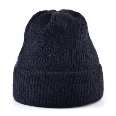 Damen Strickmützen Winter Kaninchenfell Strickmützen für Damen Warme Strickmütze für Damen