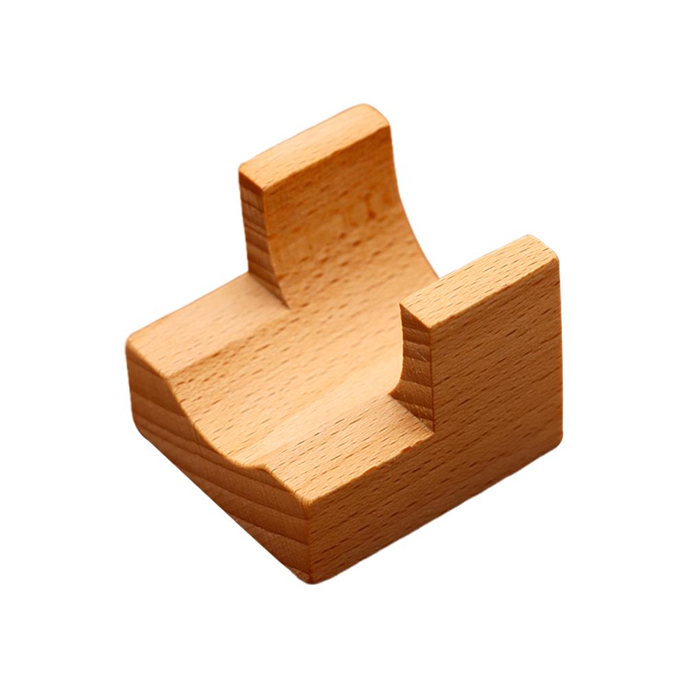 Wooden Japanese Sushi Rack U-shape Taco Snack Food Holder Plate Cuisine Stand Sushi Rack Holder Sushi Boat Serving Tray