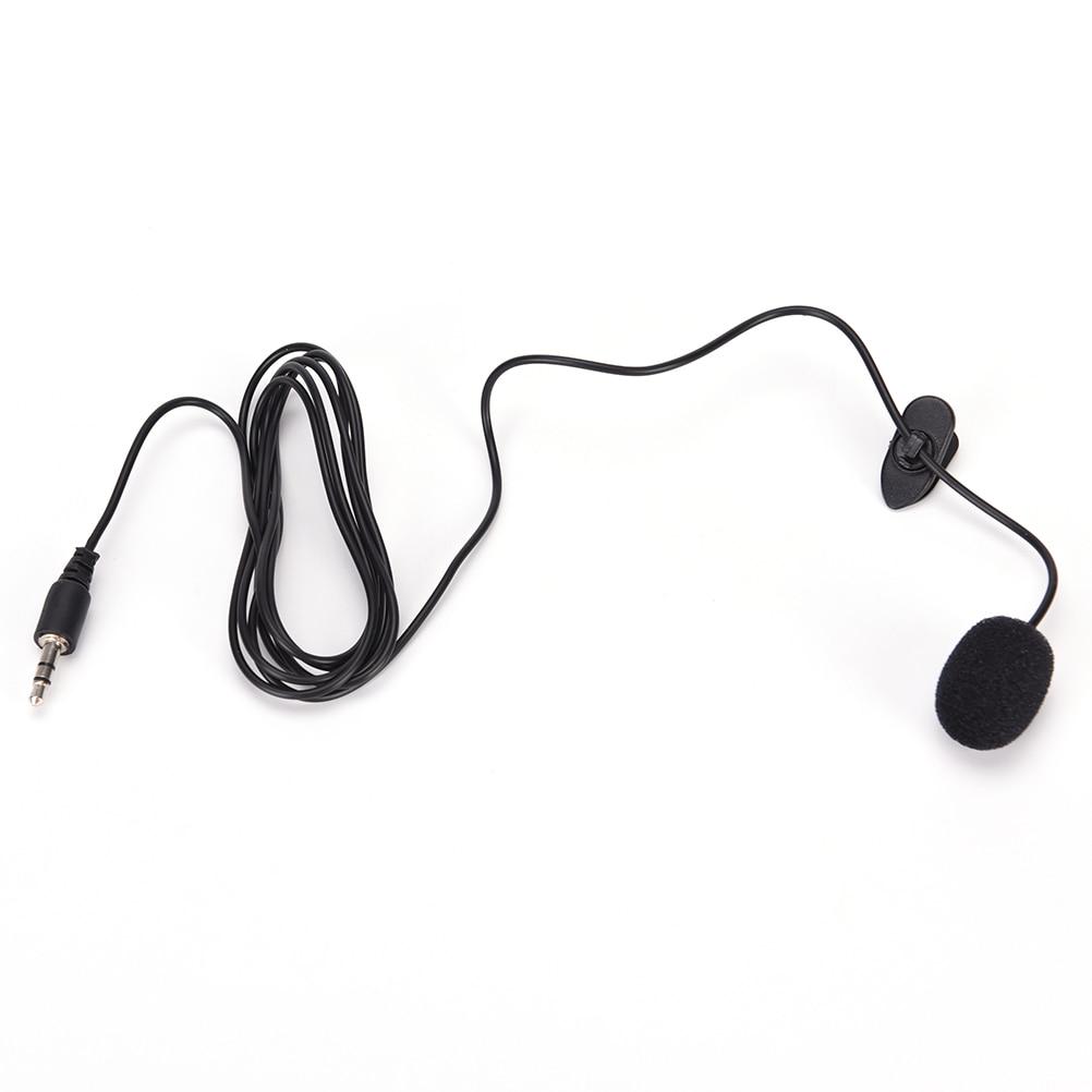 Portable 3.5mm Mini Headset Microphone Lapel Lavalier Clip Microphone For PC Laptop Lound Speaker