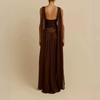 Summer European and American Women's Clothing Soft and Elegant Temperament Sexy Waist Slim Celebrity Ins Style Dress