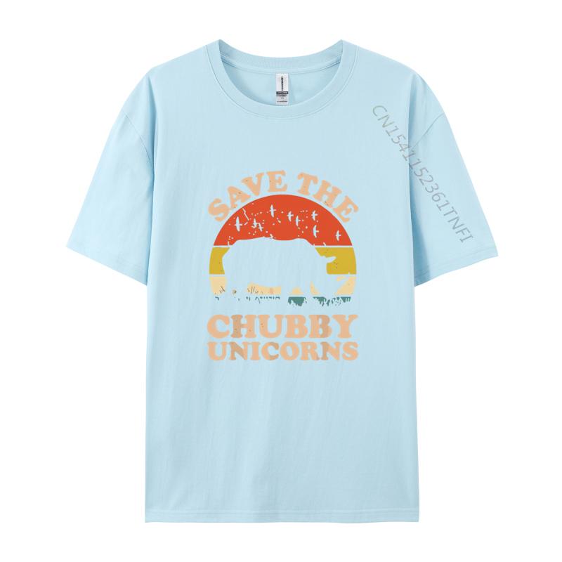 Uratuj Krągłe Jednorożce Nosorożec Śmieszna Koszulka Najnowsze Koszulki Młodzieżowe Bawełniane Topy Koszulka ze Zwierzętami Dzikimi Unikalne Koszulki