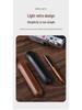 Luxury Ballpoint Pen Set with Metal and Wood, Imitation Leather Case, Custom Logo Option