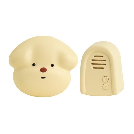 Wireless Doorbell with Receiver Cartoon Puppy 50M Long Distance Volume Adjustable Welcome Doorbell Self-Powered Home Office Door Bell