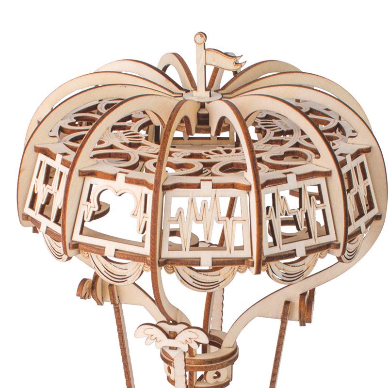 3D Wooden Yurt Puzzle - Handmade Model Toy