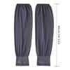 New Ice Silk Cooling Arm Sleeves Breathable Loose Fit Long Arm Glove UV Protection Large Size Hand Protector Cove Sports