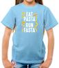 Eat Pasta, Fasta Running - Kids - Italian Love Running 5K 10K Funny Way